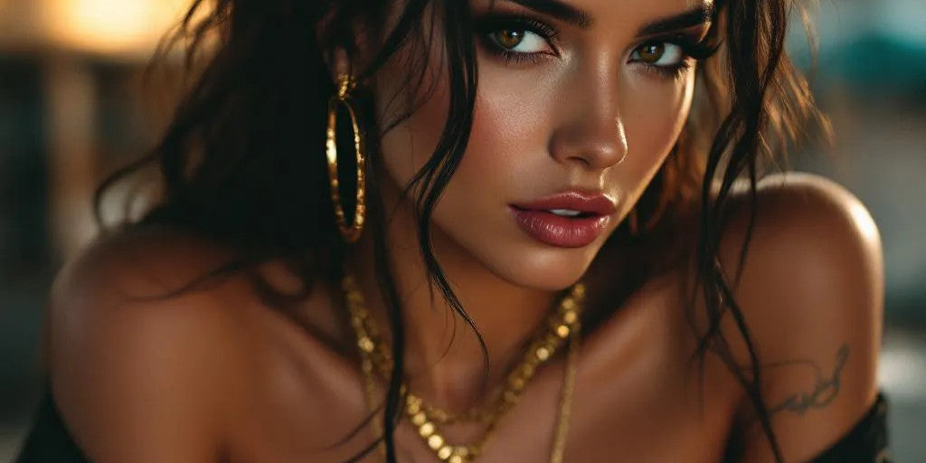 Unveiling the Elegance of Ladies 18k Gold Hip Hop Earrings: A Spotlight on Trending Stainless Steel Jewelry and Boho Fashion