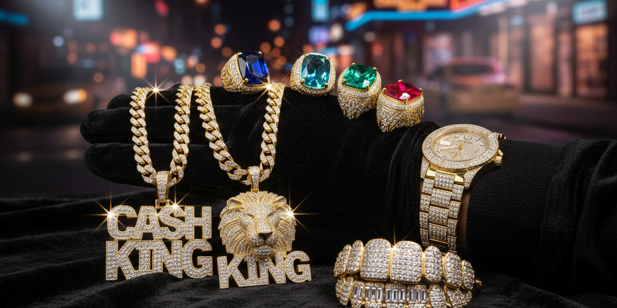 Master the Art of Hip Hop Jewelry: Elevate Your Look with Iced Out Tiger Pendants and Stainless Steel Chains