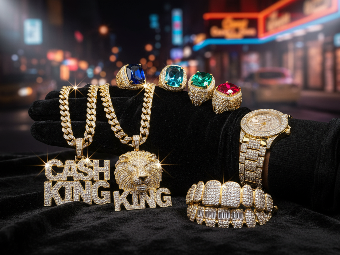 Master the Art of Hip Hop Jewelry: Elevate Your Look with Iced Out Tiger Pendants and Stainless Steel Chains