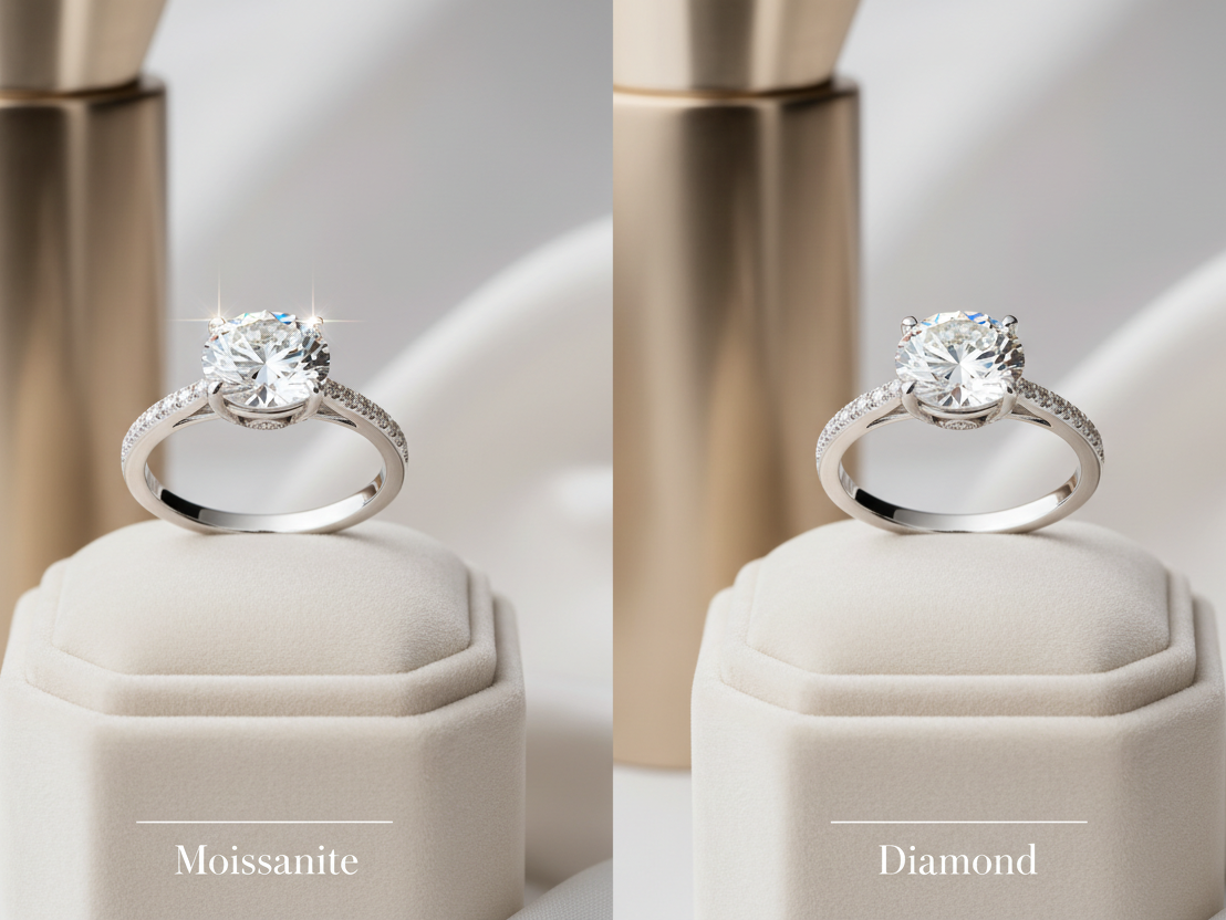 Decoding The Sparkle in Hip Hop Jewelry Trends Moissanite vs Traditional Diamonds