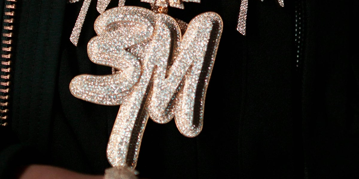 silver and gold chain necklace