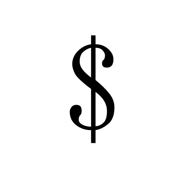 Punctuation | VVS Diamond CZ Prong Set Red Drip Symbols Hip Hop Chains