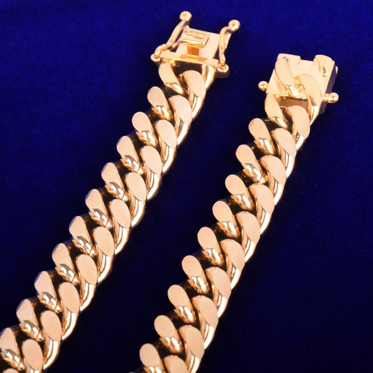 Golden Empire Cuban | 24k Gold No Fade Stainless Steel Miami Link Hip Hop Chain