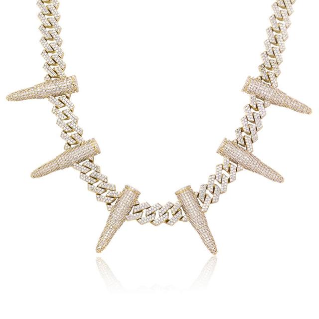 Chopper City Custom Bullet Chain Hip Hop Pendant Chain Necklace