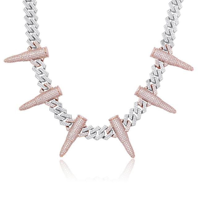 Chopper City Custom Bullet Chain Hip Hop Pendant Chain Necklace