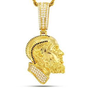 The Immortal | Nipsey Hustle Hip Hop 14k Gold .925 Silver Bling Iced Pendant Chain Necklace