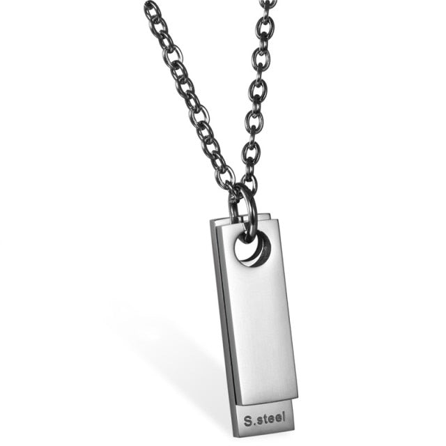 New Fashion Casual Style Geo Shape Contemporary Street Wear Pendant Chain Necklace