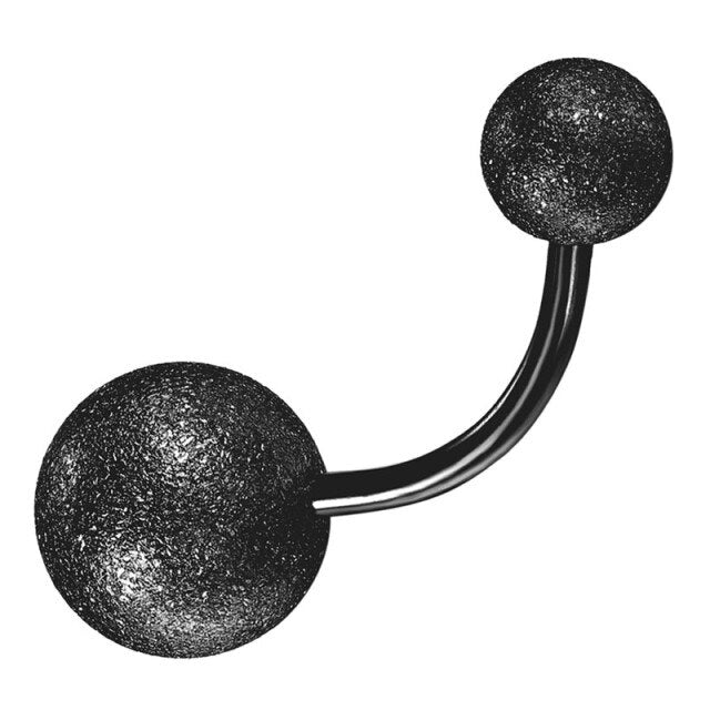 Gold Silver Black No Fade Stainless Steel Belly Button Navel Rings