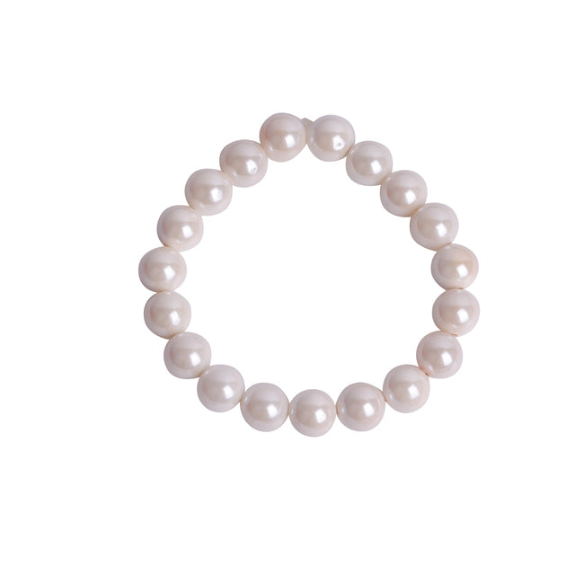 White Pink Casual High Fashion Adjustable Pearl Bracelets