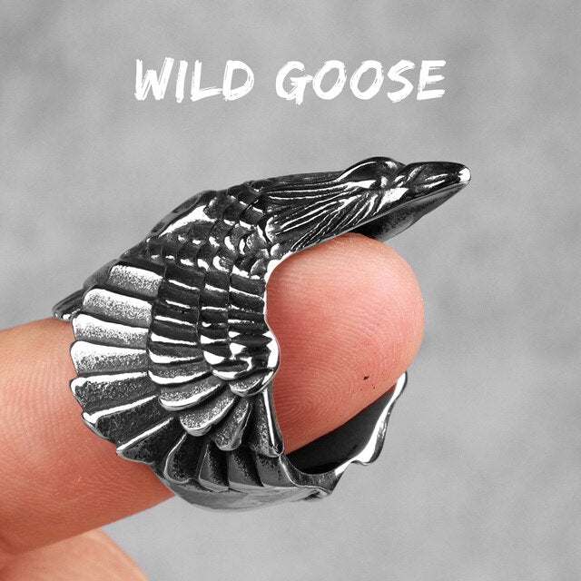 Wild Goose | Mens No Fade Stainless Steel Wild Goose Chase Classic Personality Rings