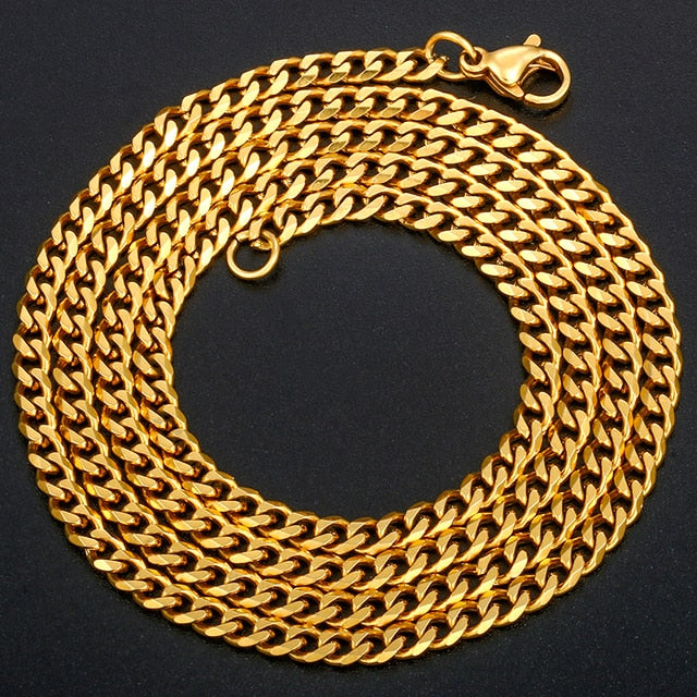 Mens Hip Hop Classic Rope Cuban Franco Link Bling Tennis Chain Necklaces