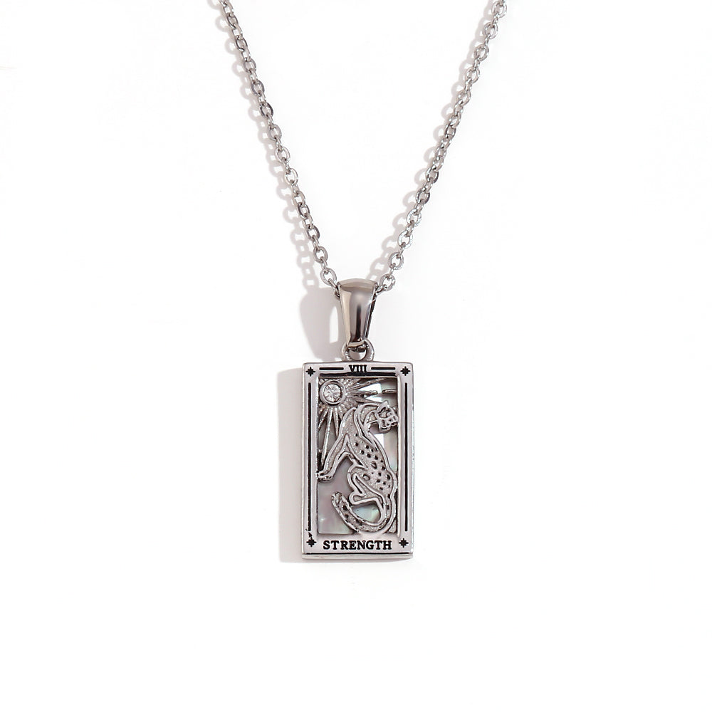 Tarot Queen | Magic Moon 18k Gold over no Fade Stainless Steel Love Forever Necklace