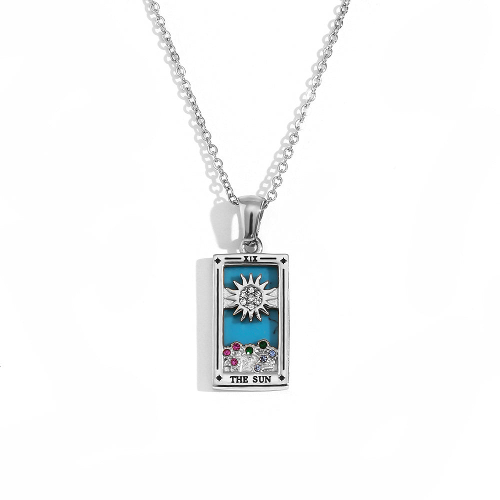 Tarot Queen | Magic Moon 18k Gold over no Fade Stainless Steel Love Forever Necklace