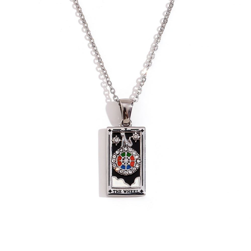 Tarot Queen | Magic Moon 18k Gold over no Fade Stainless Steel Love Forever Necklace