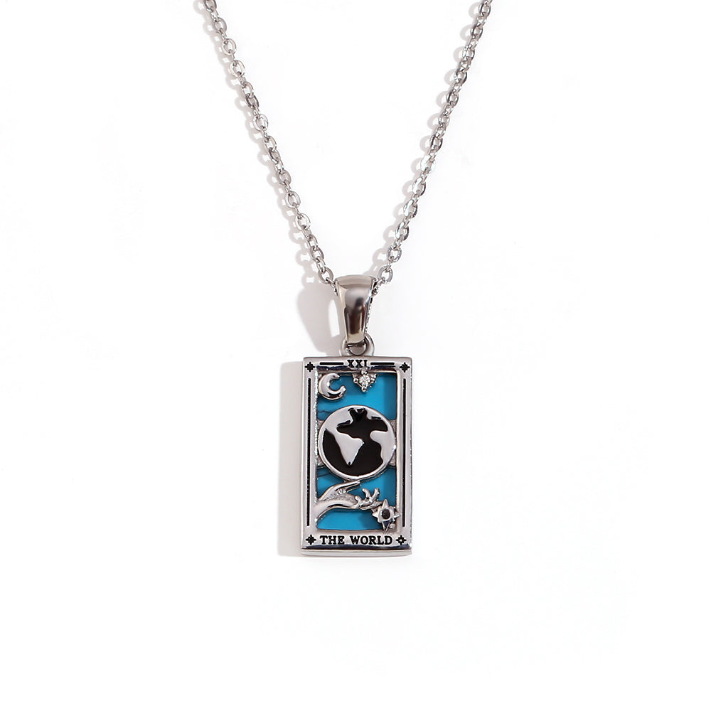 Tarot Queen | Magic Moon 18k Gold over no Fade Stainless Steel Love Forever Necklace