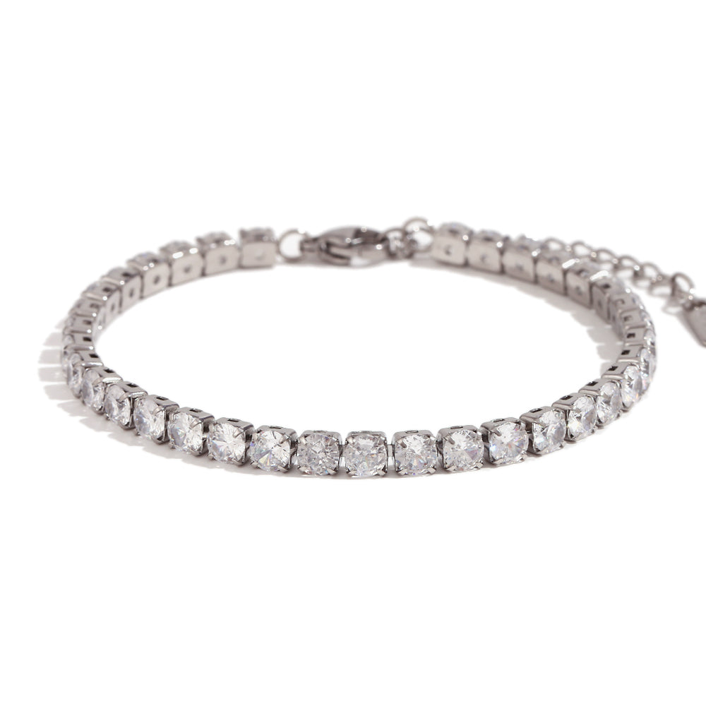 Tennis Anyone | VVS Diamond CZ 18k Gold Waterproof Stainless Steel Bling Tennis Bracelets