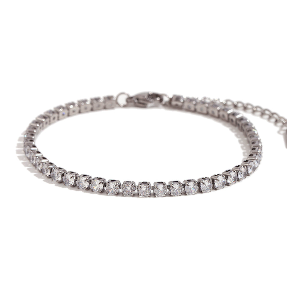 Tennis Anyone | VVS Diamond CZ 18k Gold Waterproof Stainless Steel Bling Tennis Bracelets