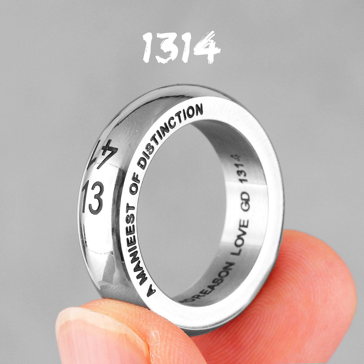 Retro Lovers | 1314 Couples Gold Silver Black No Fade Stainless Steel Rings