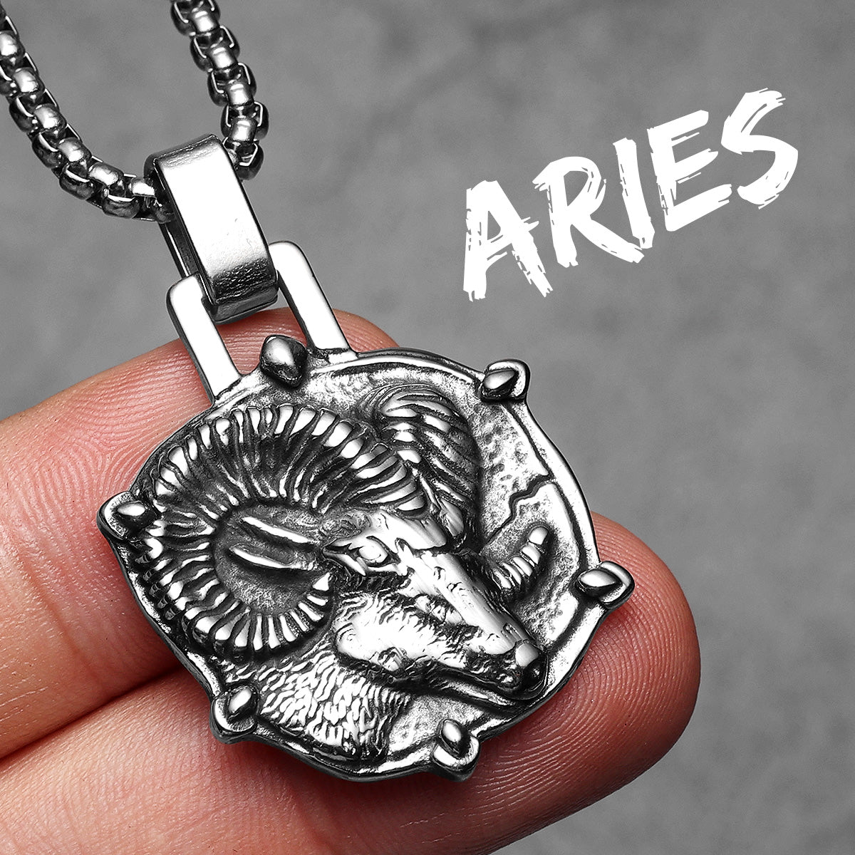 12 Constellations | 316L No Fade Stainless Steel Zodiac Sign Astrological Street Wear Pendants