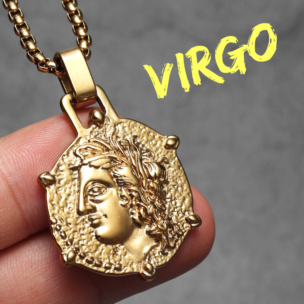 12 Constellations | 316L No Fade Stainless Steel Zodiac Sign Astrological Street Wear Pendants