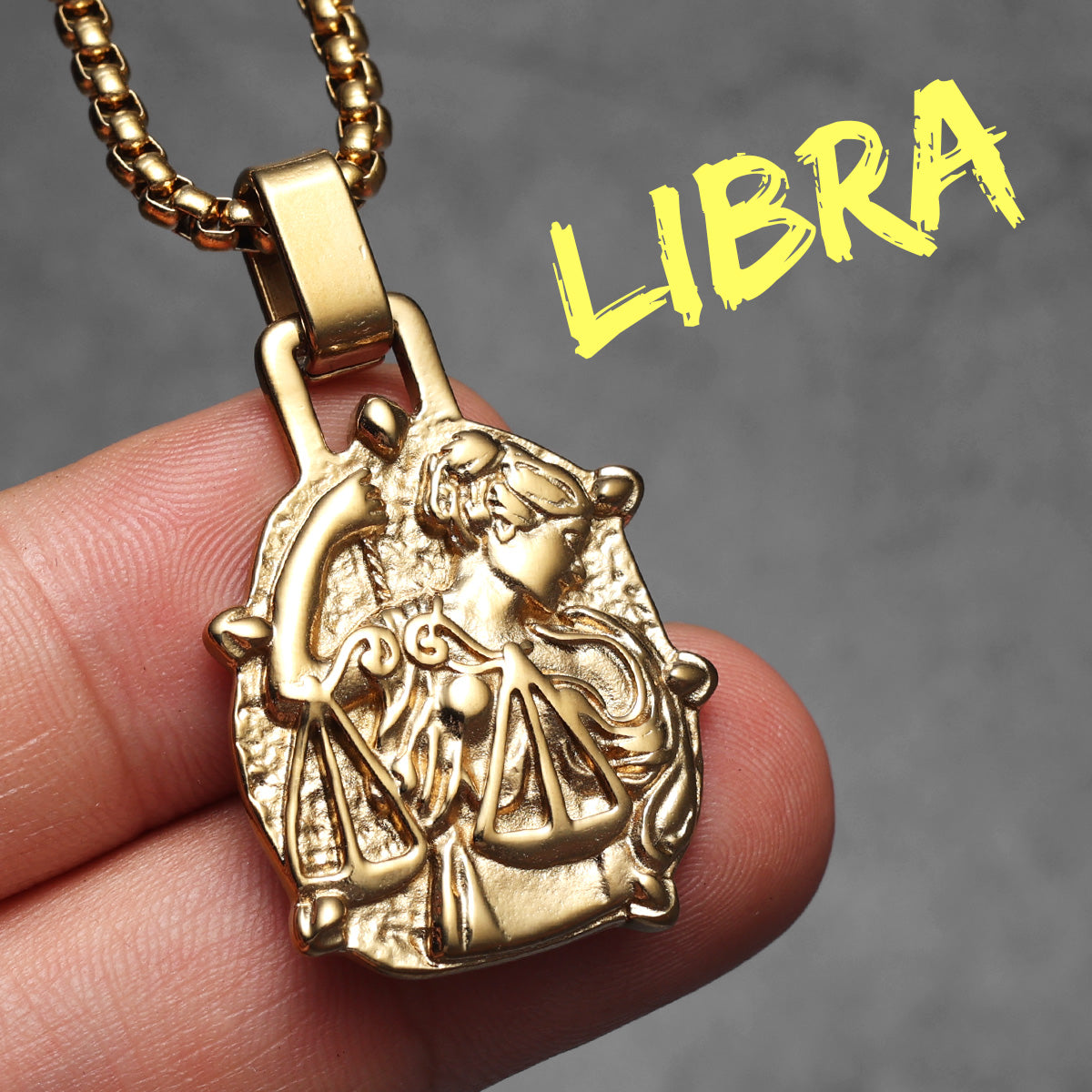 12 Constellations | 316L No Fade Stainless Steel Zodiac Sign Astrological Street Wear Pendants