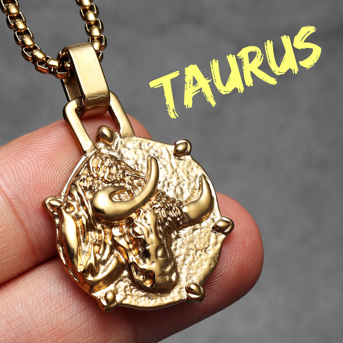 12 Constellations | 316L No Fade Stainless Steel Zodiac Sign Astrological Street Wear Pendants