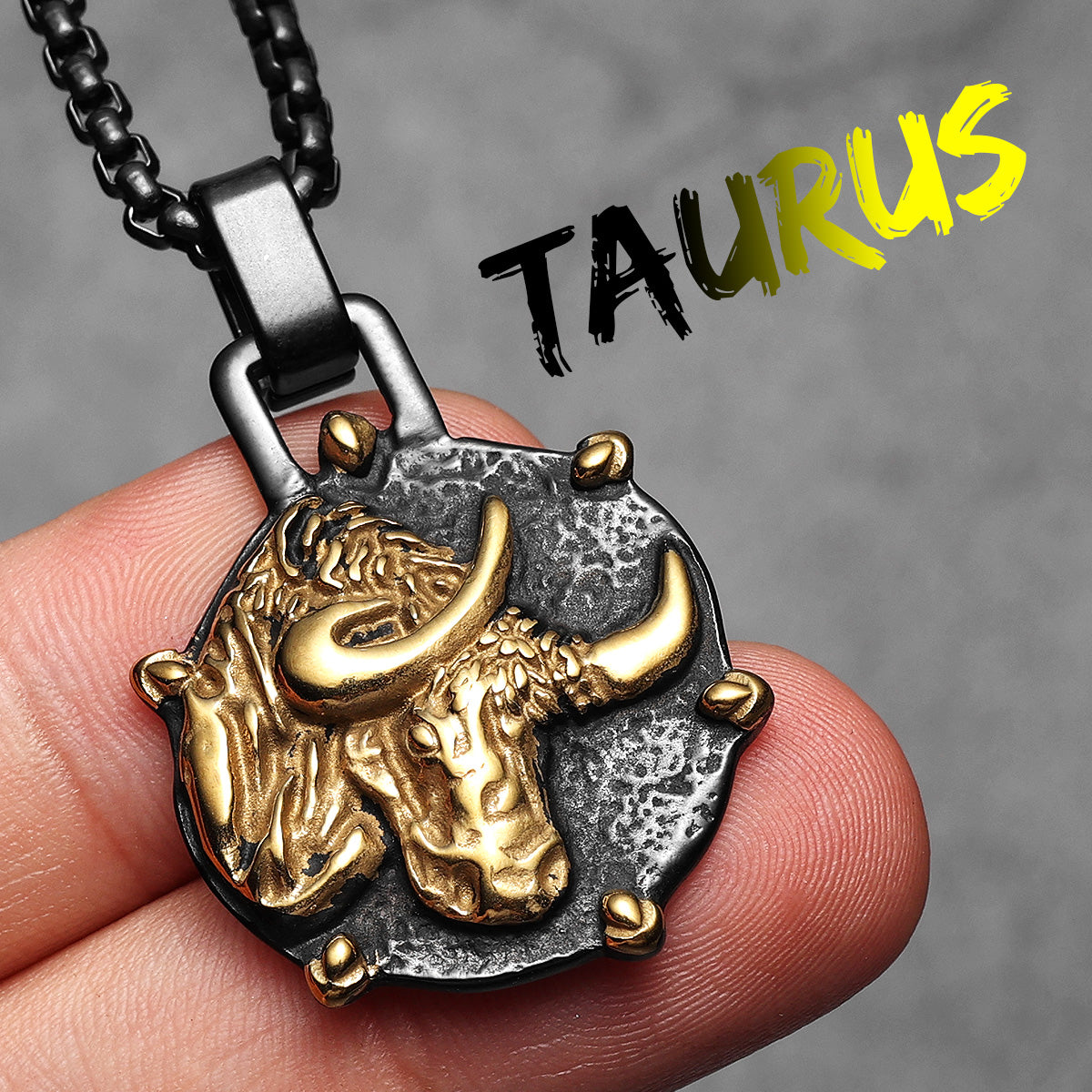 12 Constellations | 316L No Fade Stainless Steel Zodiac Sign Astrological Street Wear Pendants