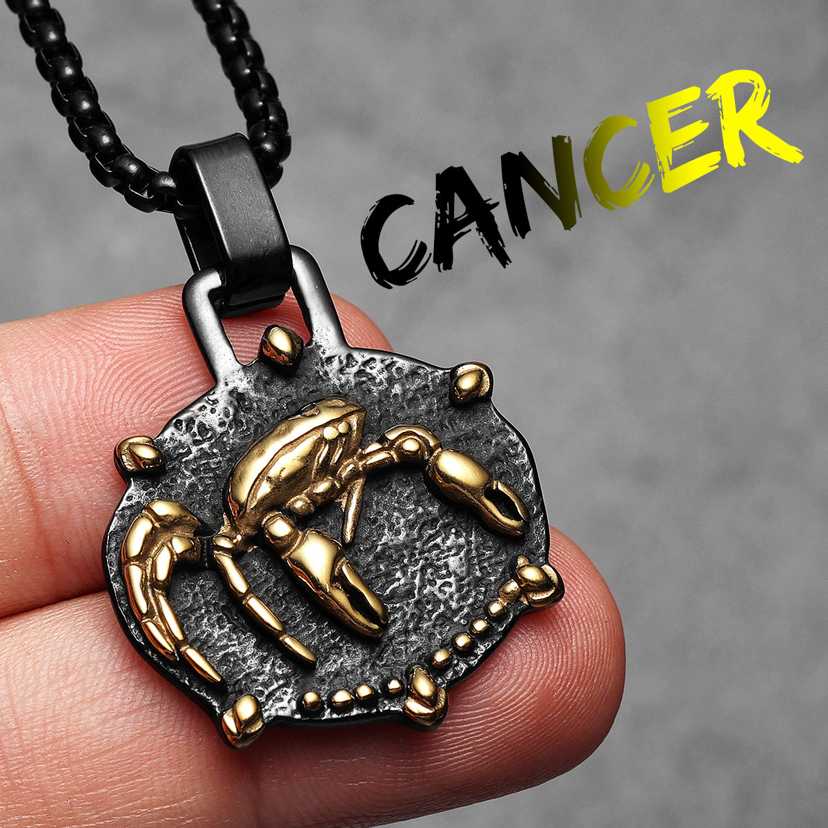 12 Constellations | 316L No Fade Stainless Steel Zodiac Sign Astrological Street Wear Pendants