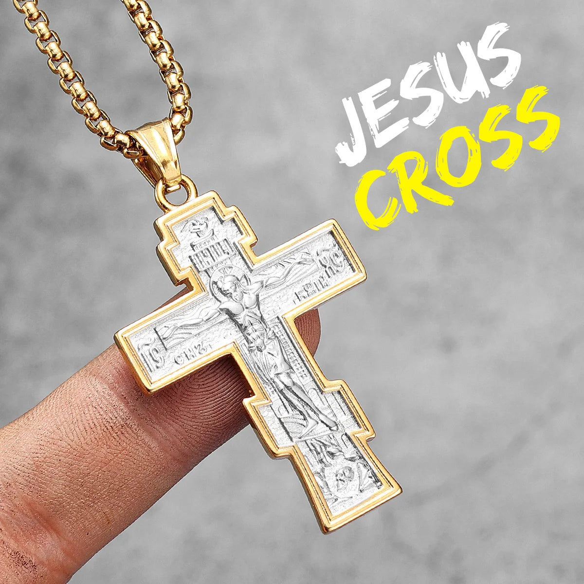Jesus Heart Collection | 316L No Fade Stainless Steel Men's Spiritual Pendant Chain