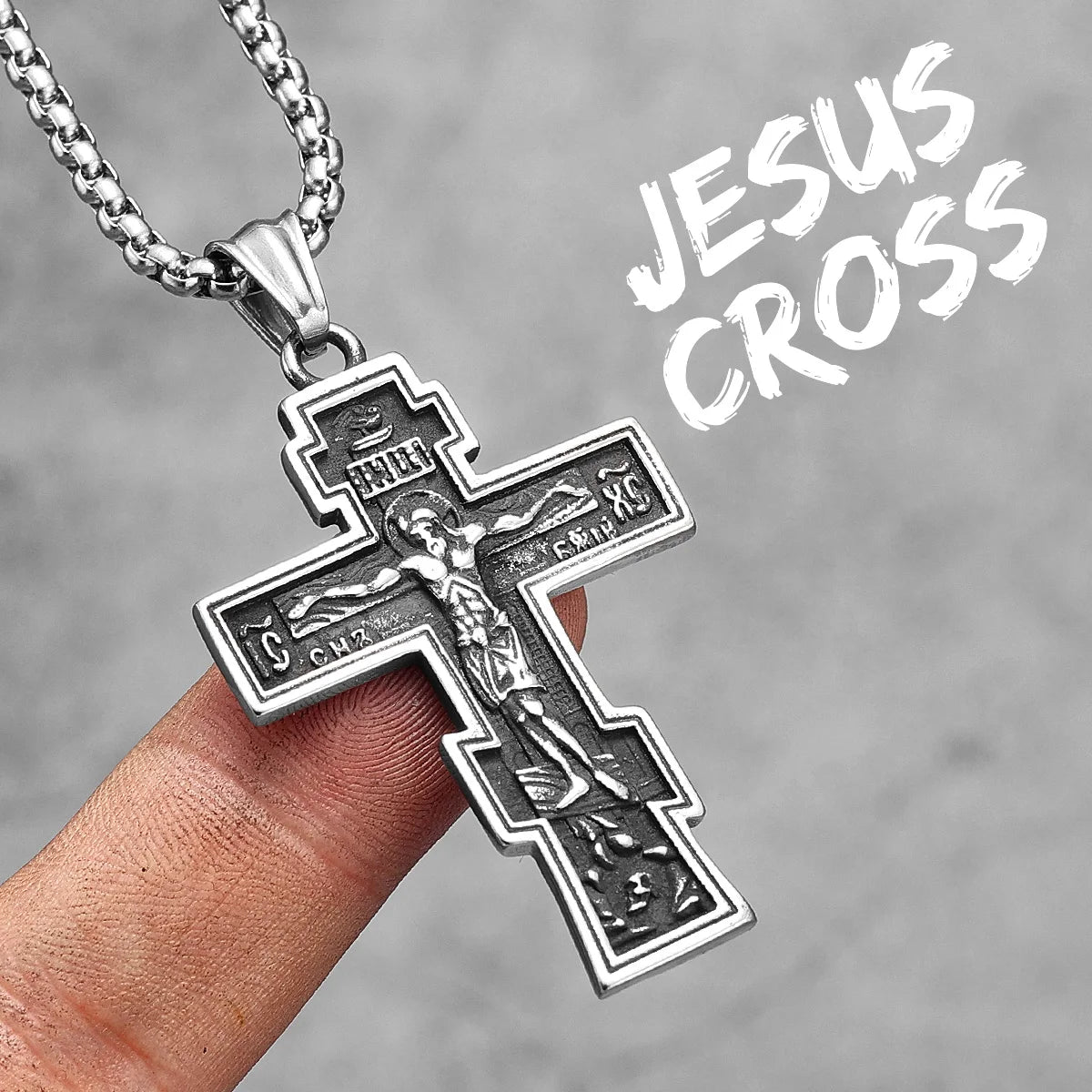 Jesus Heart Collection | 316L No Fade Stainless Steel Men's Spiritual Pendant Chain