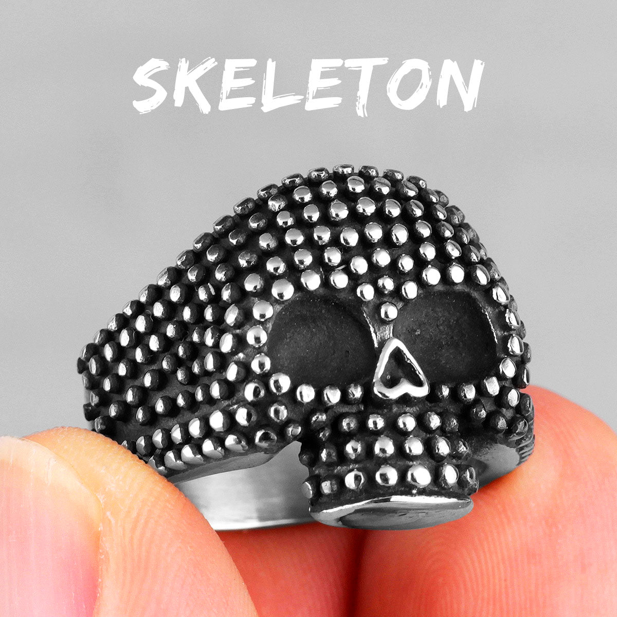 Skull Head Collection | Stainless Steel Wicked Skulls 316L No Fade Bike Skull Rings