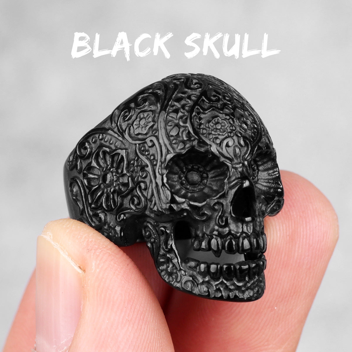 Skull Head Collection | Stainless Steel Wicked Skulls 316L No Fade Bike Skull Rings