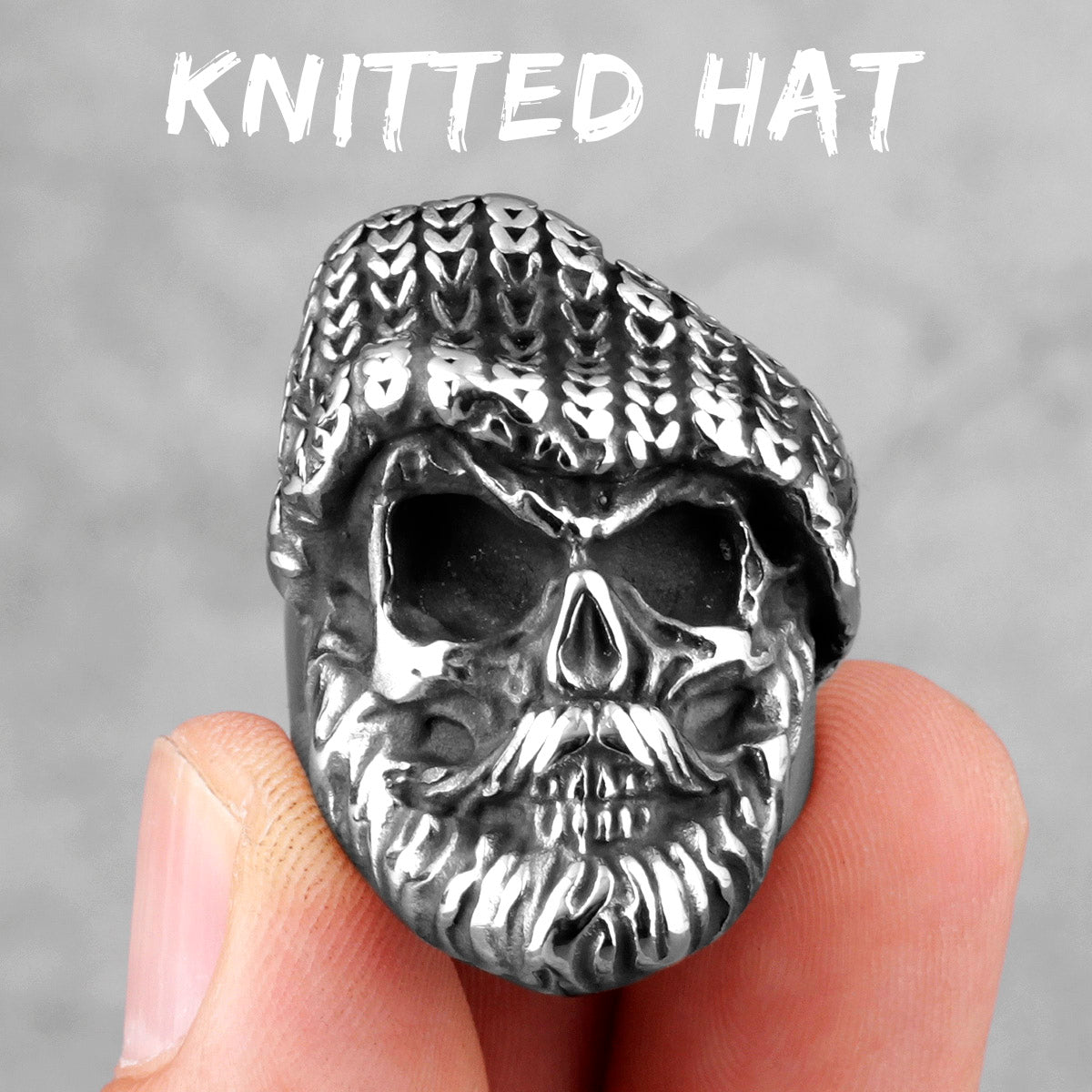 Skull Head Collection | Stainless Steel Wicked Skulls 316L No Fade Bike Skull Rings