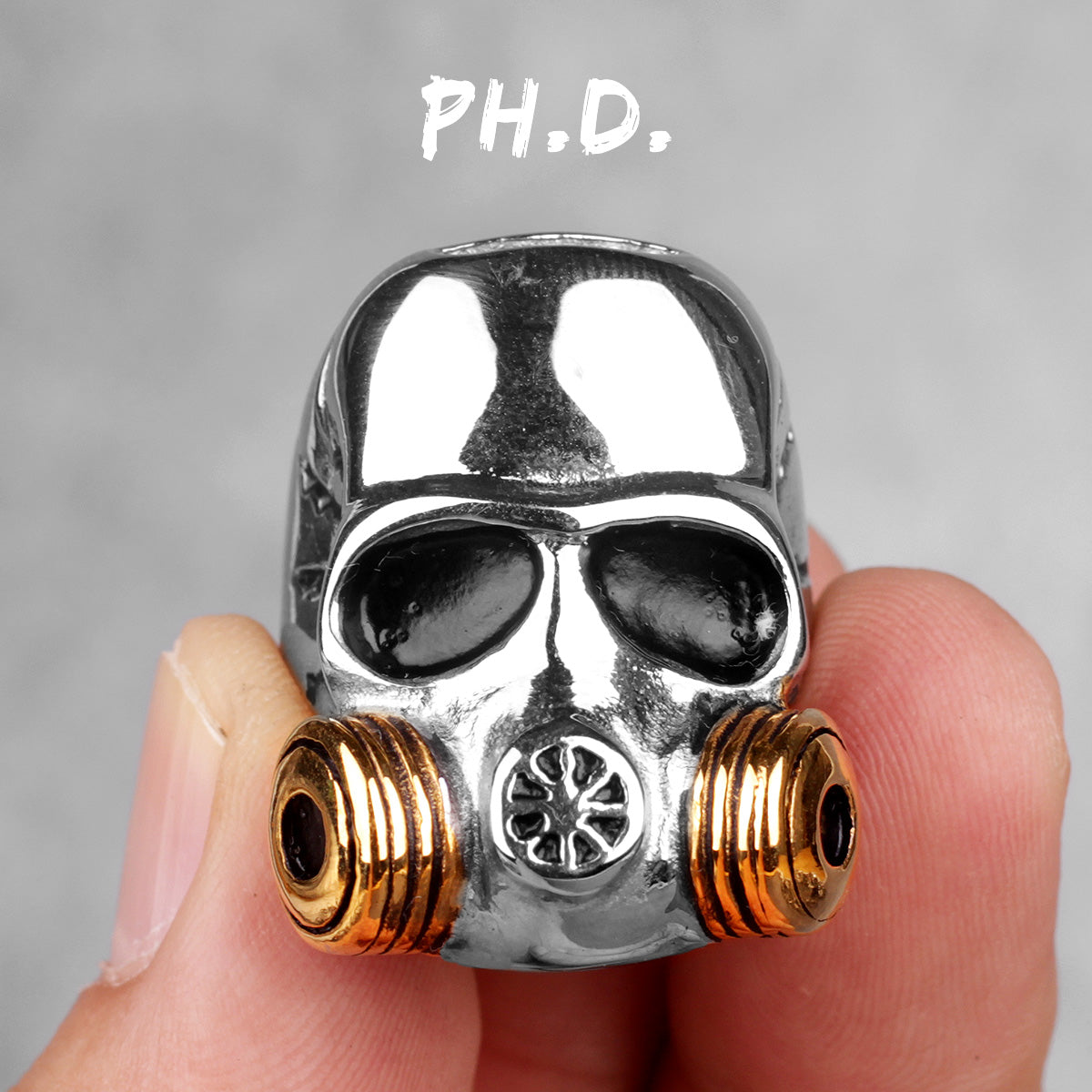 Skull Head Collection | Stainless Steel Wicked Skulls 316L No Fade Bike Skull Rings