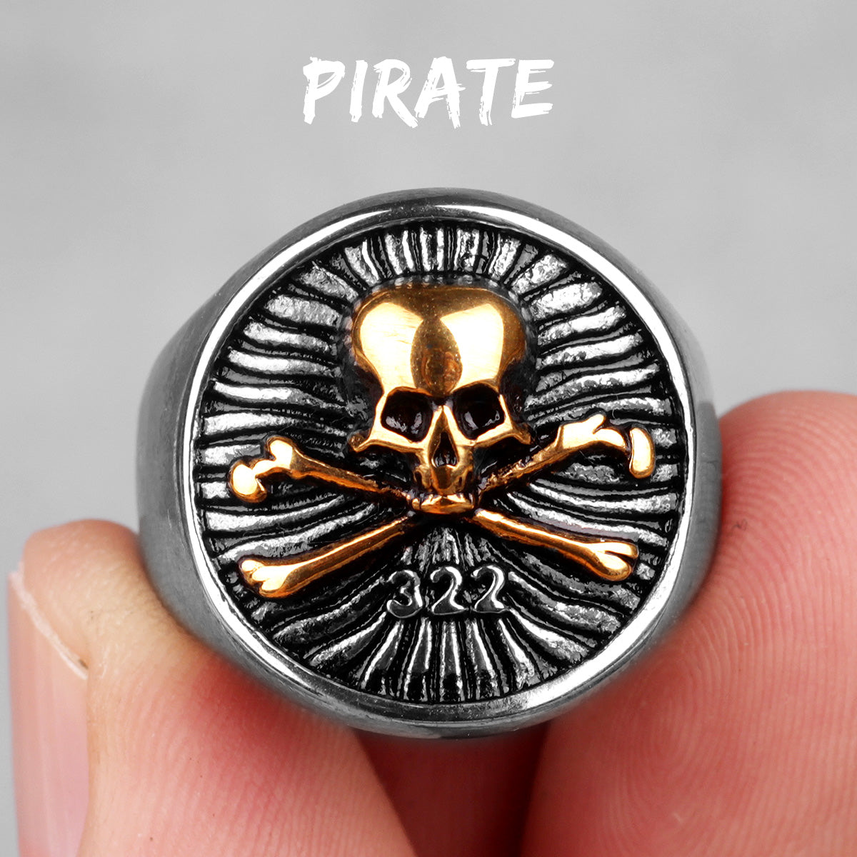 Skull Head Collection | Stainless Steel Wicked Skulls 316L No Fade Bike Skull Rings
