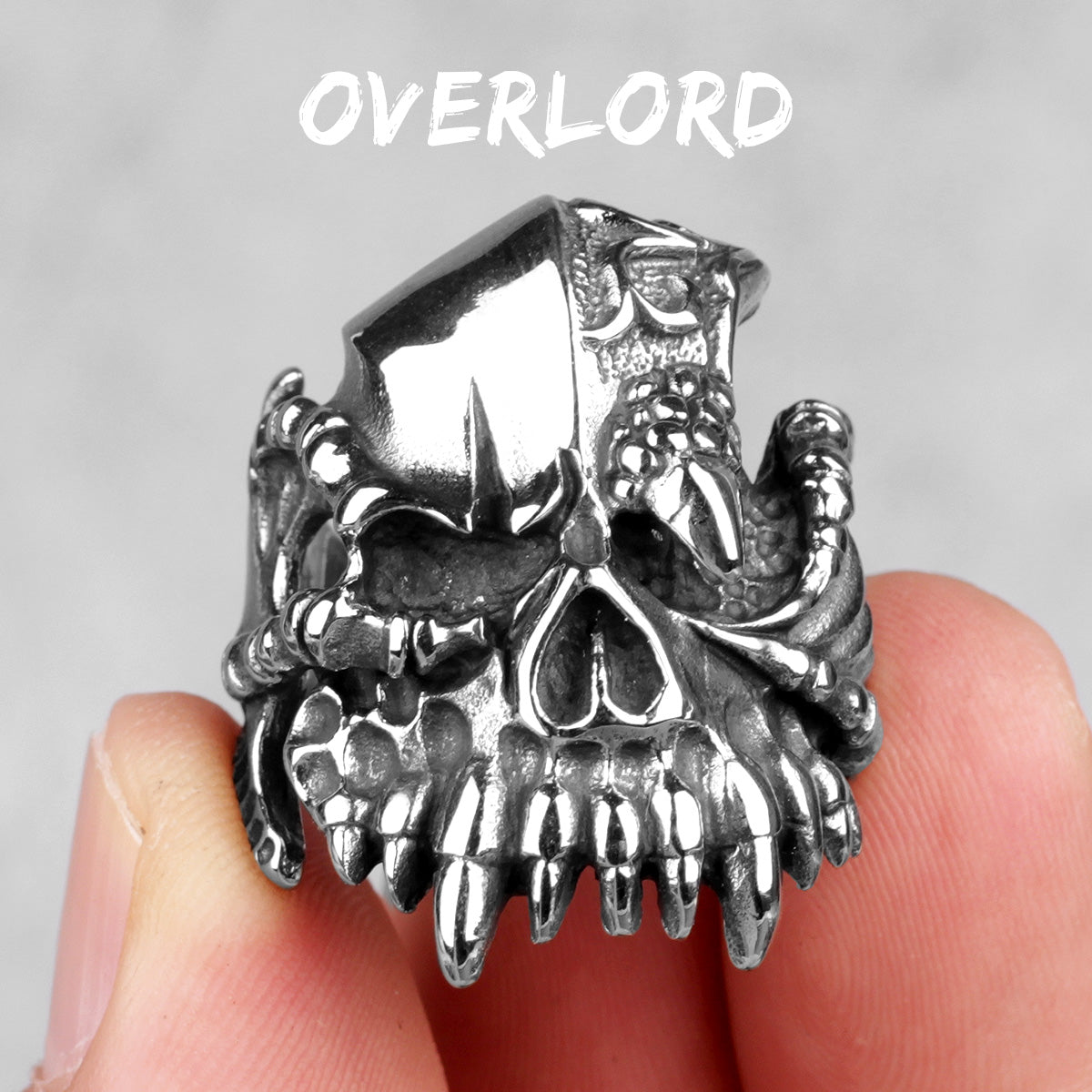 Skull Head Collection | Stainless Steel Wicked Skulls 316L No Fade Bike Skull Rings