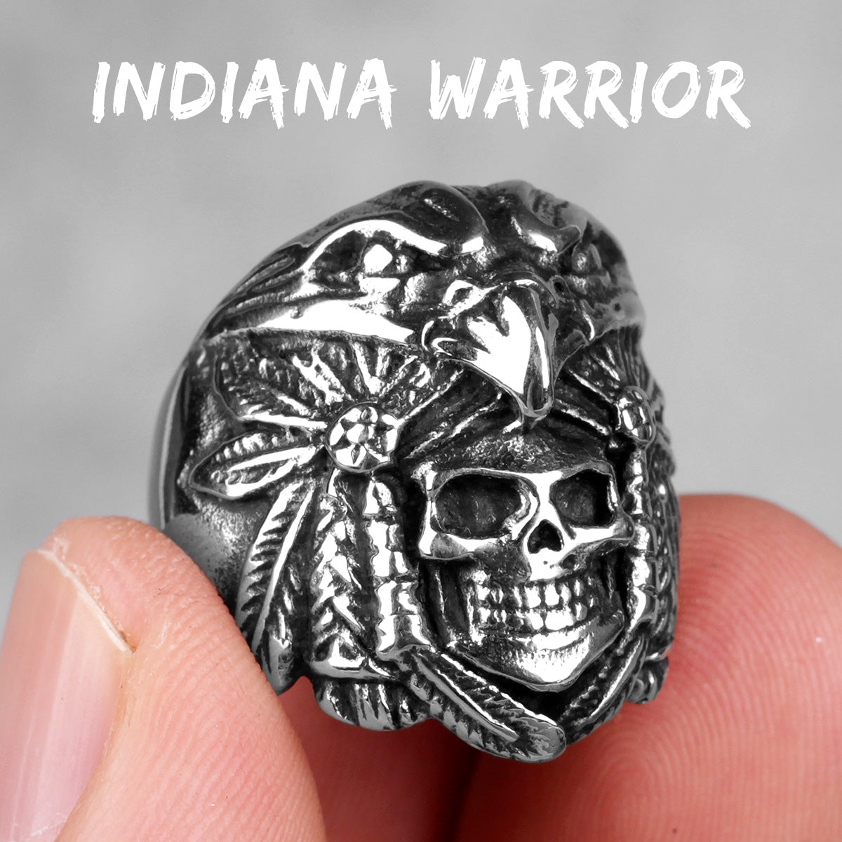 Skull Head Collection | Stainless Steel Wicked Skulls 316L No Fade Bike Skull Rings