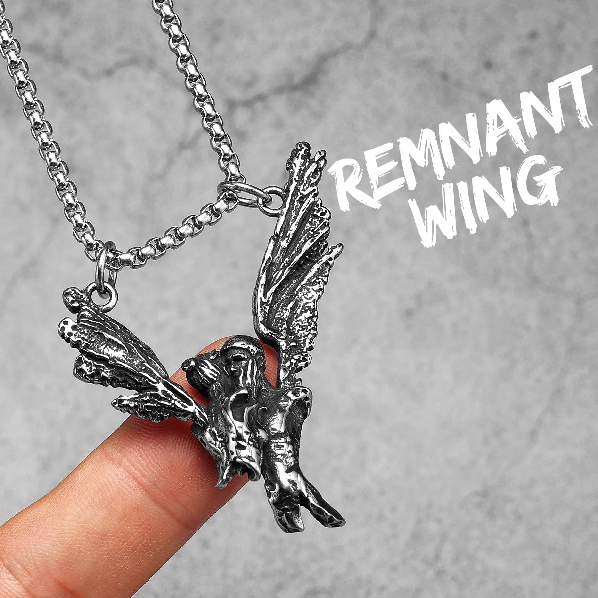 Angel Wing Collection | 316L No Fade Stainless Steel Prayer Angel Pendants