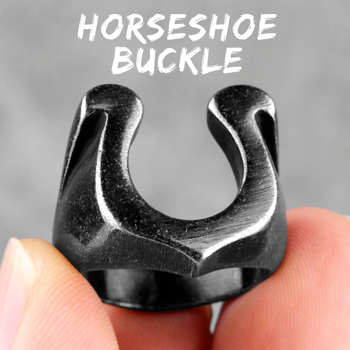 The Horseshoe | No Fade 316L Stainless Steel Lucky Horseshoe Street Stylish Rings