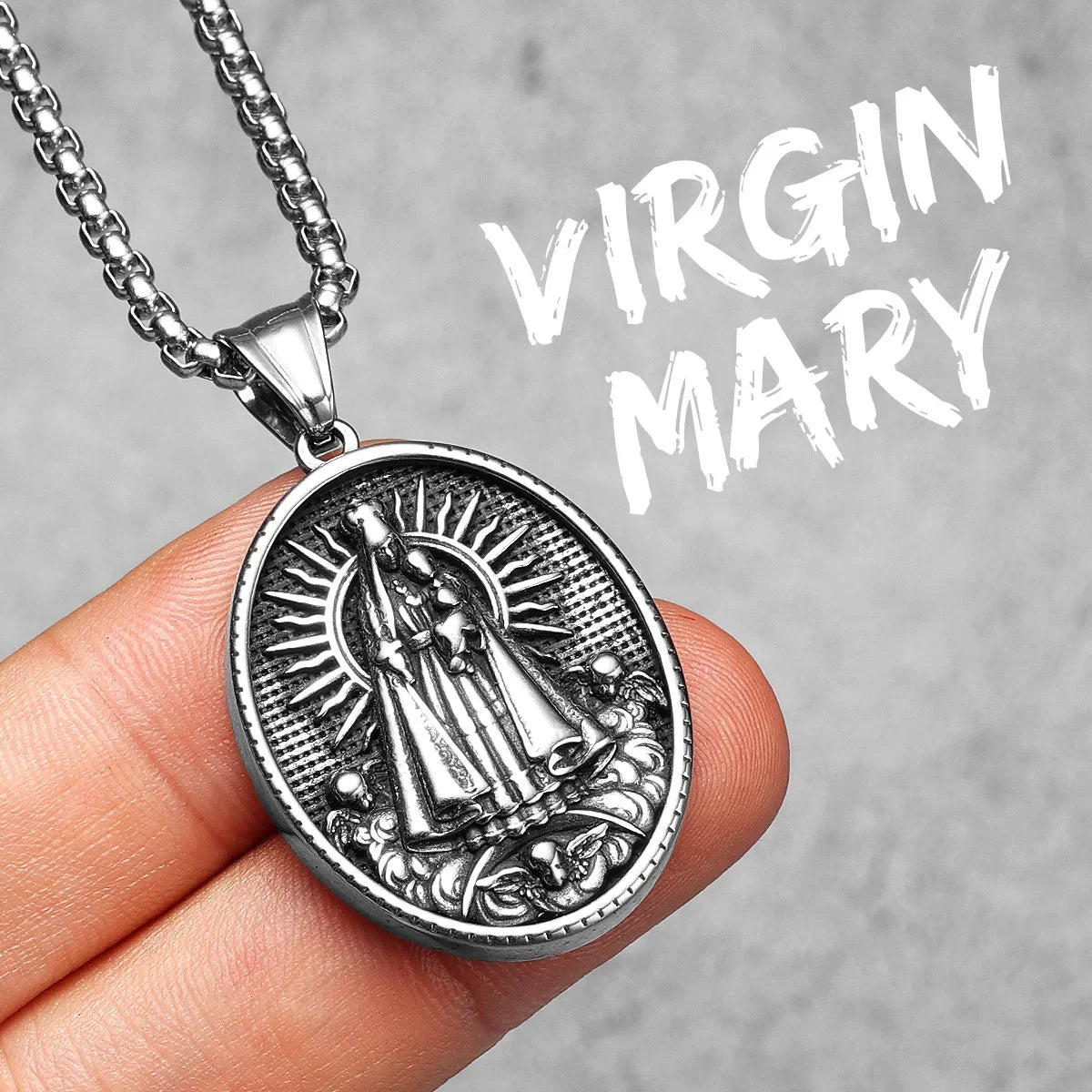 Saint Barbara | 316L Stainless Steel Powerful Spiritual Amulet Pendant Necklace