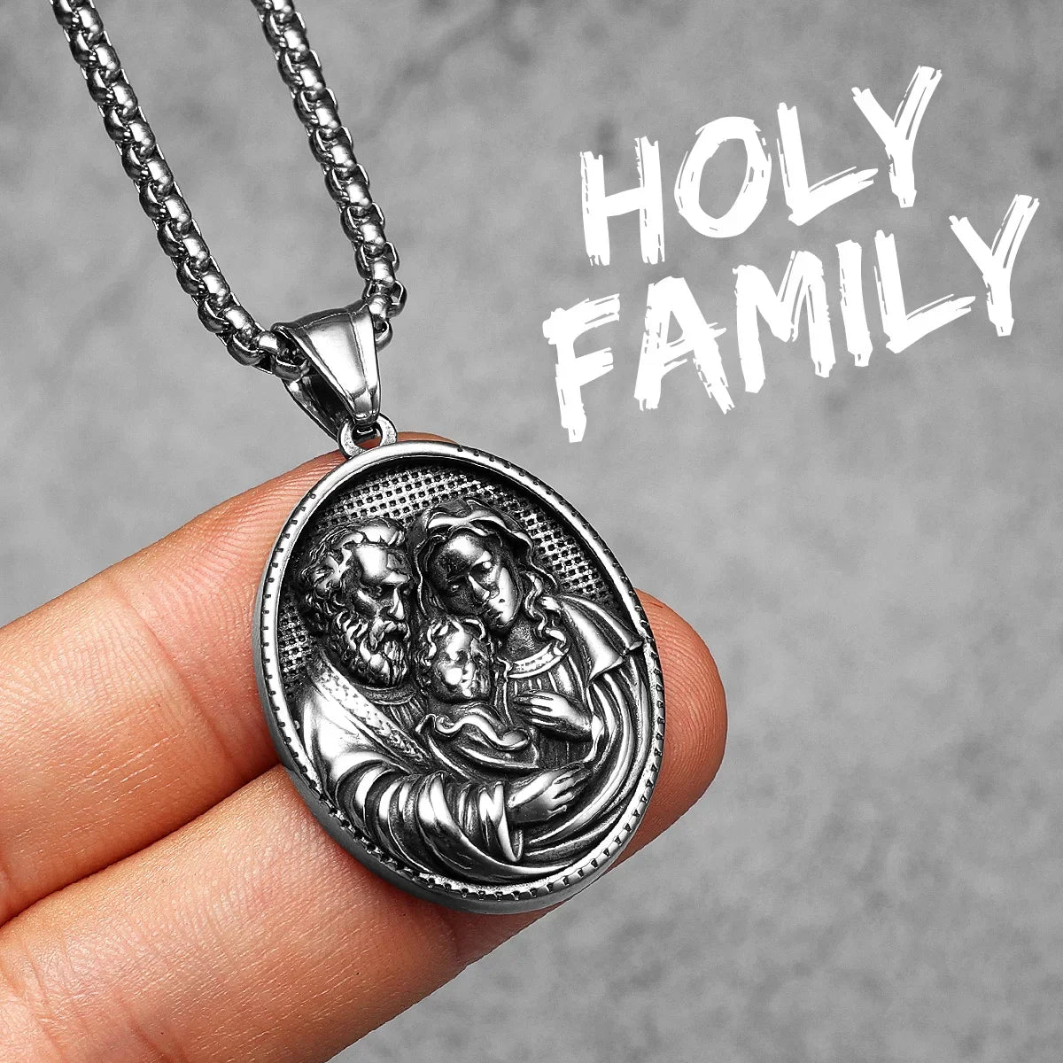 Catholic Padre Collection | 316L No Fade Stainless Steel Powerful Amulet Pendants