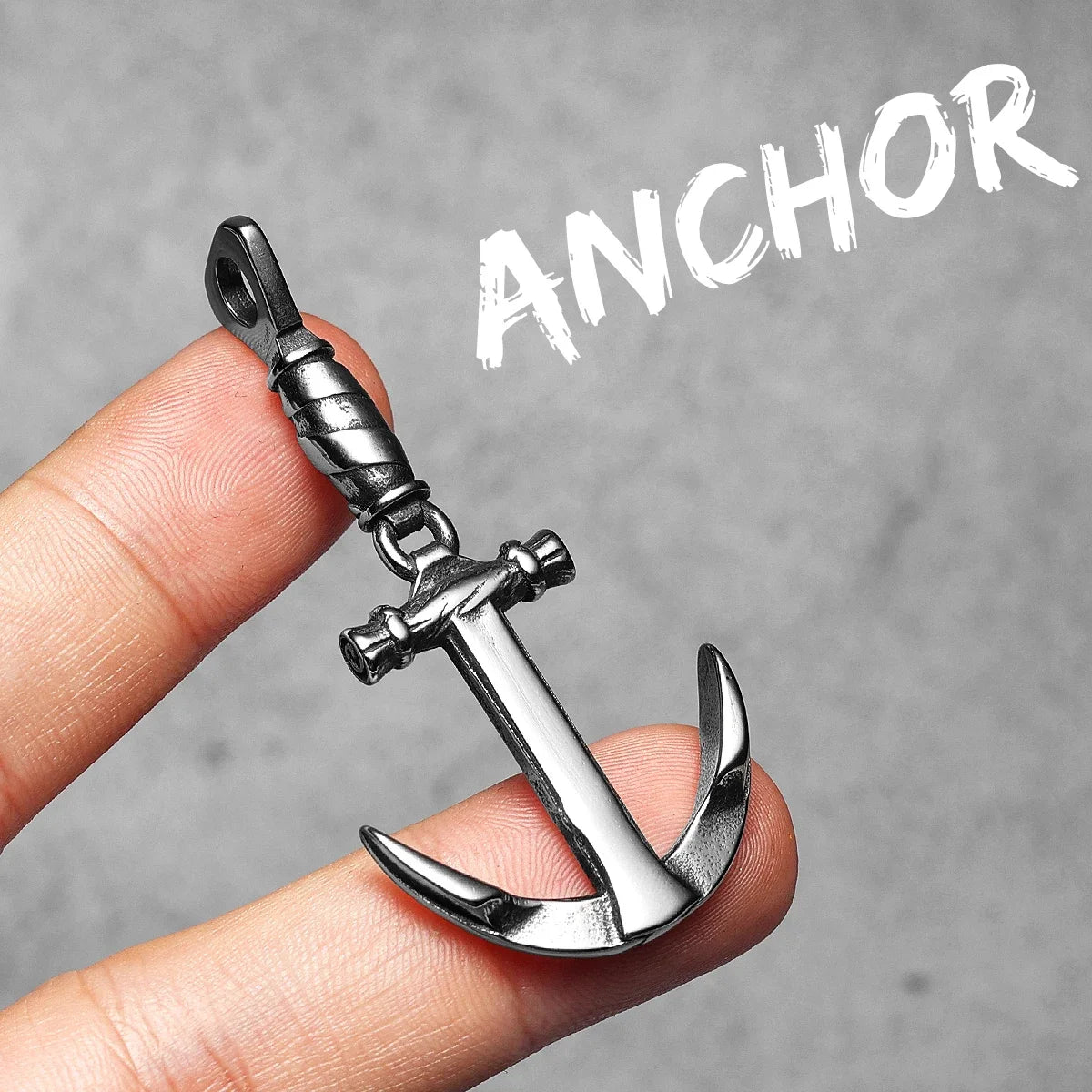 Ship Anchor | 316L No Fade Stainless Steel Ship Captain Anchor Pendant