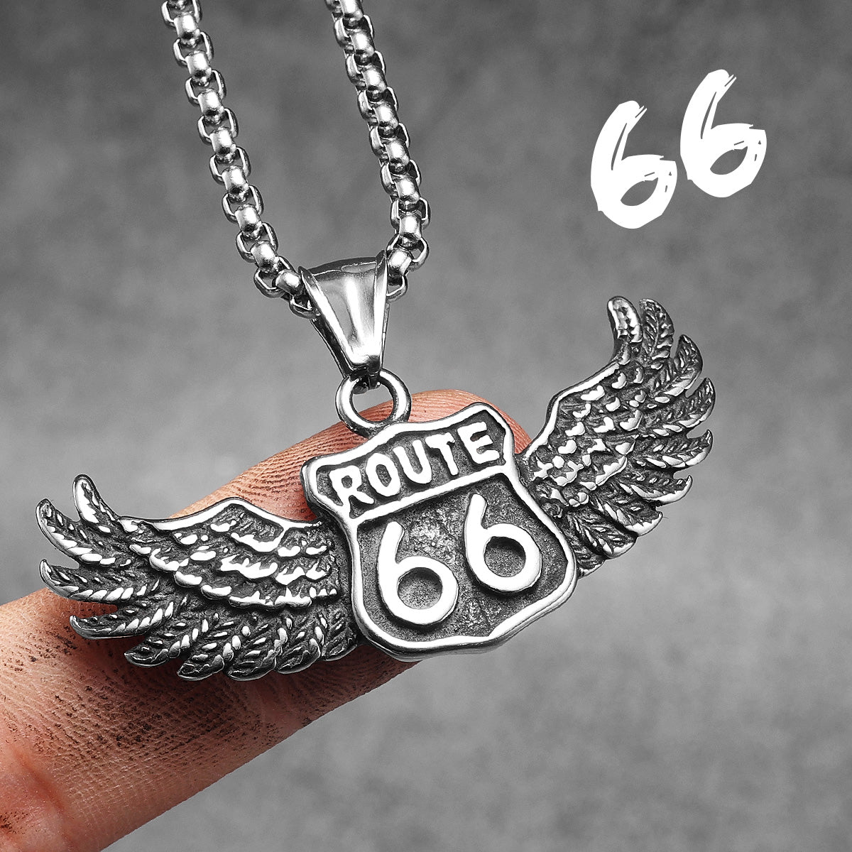 Biker Style Series | 316L Stainless Steel Motorcycle Series Pendant Chain Necklaces