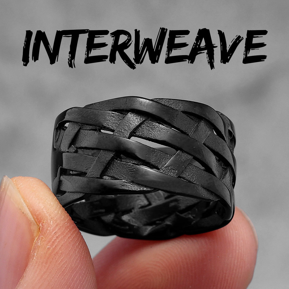 Interwoven Collection | 316L No Fade Stainless Steel Weaving Hollow Luxury Rings