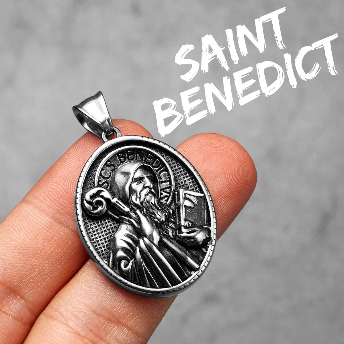 The Saints Collection | No Fade solid Stainless Steel Catholic St.Andrew Powerful Amulets