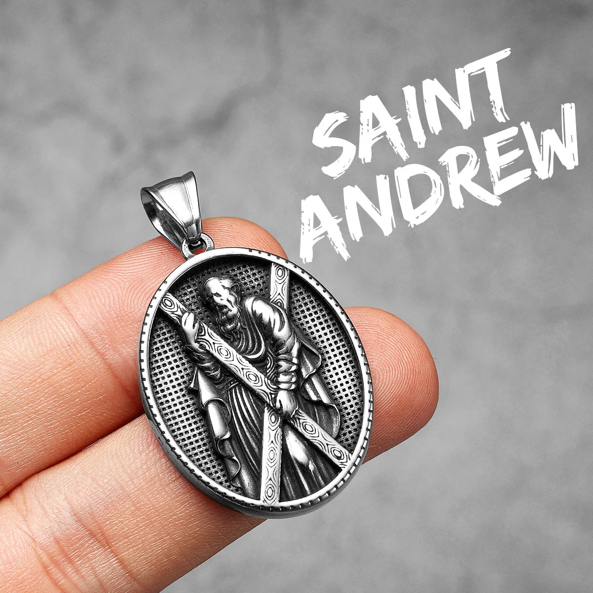Spiritual Collection | 316L No Fade Stainless Steel Angels Saints Spiritual Pendants