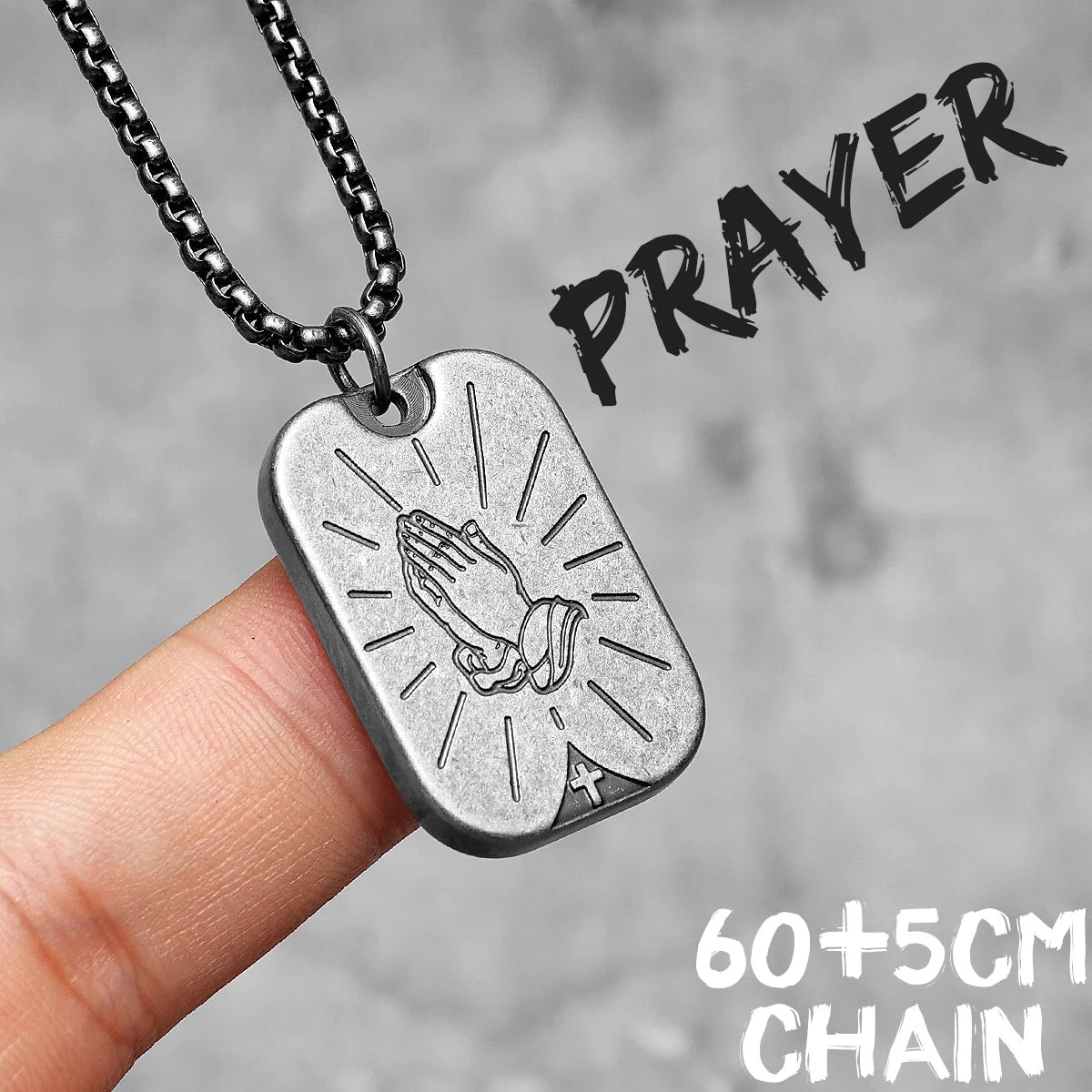 Prayer Changes Things | 316L No Fade Stainless Steel Hip Hop Cross Pendant Collection