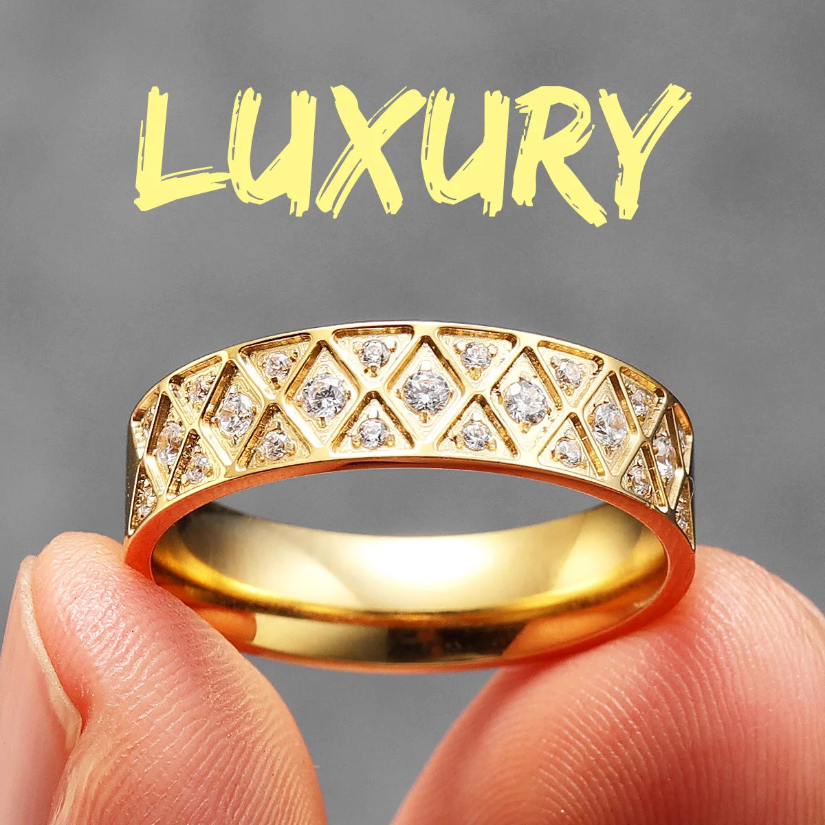 Ancient Aesthetic | 14k Gold Black Over Solid No Fade Stainless Steel Gemstone Rings