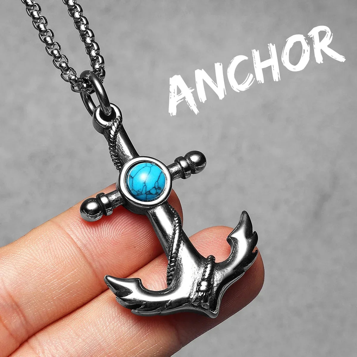 Pirate Collection | 316L No Fade Solid Stainless Steel Anchor Skull Street Wear Pendants