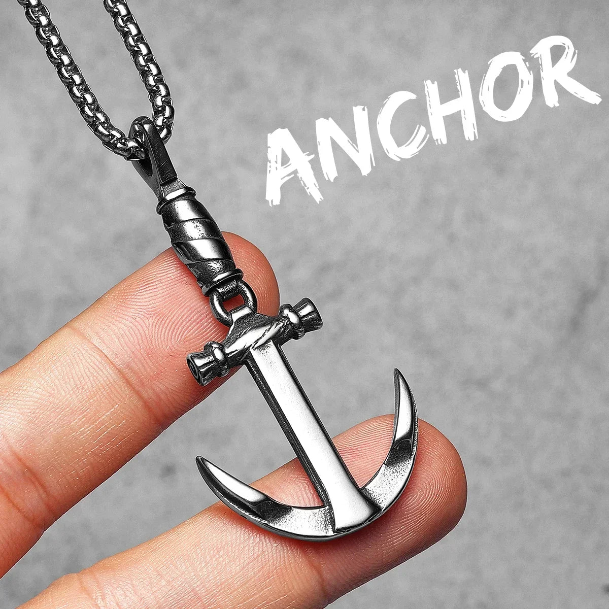 Pirate Collection | 316L No Fade Solid Stainless Steel Anchor Skull Street Wear Pendants